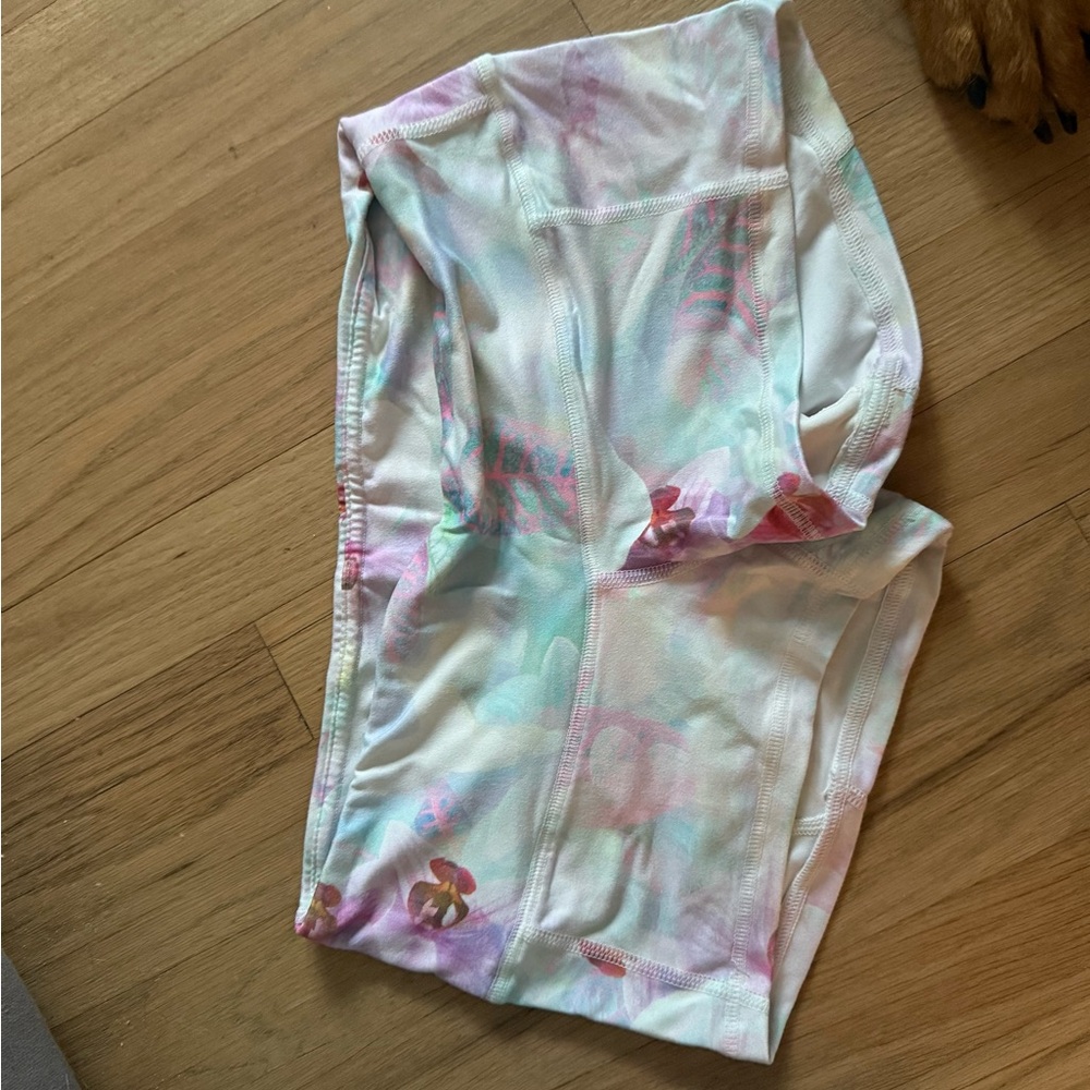 Fleo Pastel Floral Athletic Shorts